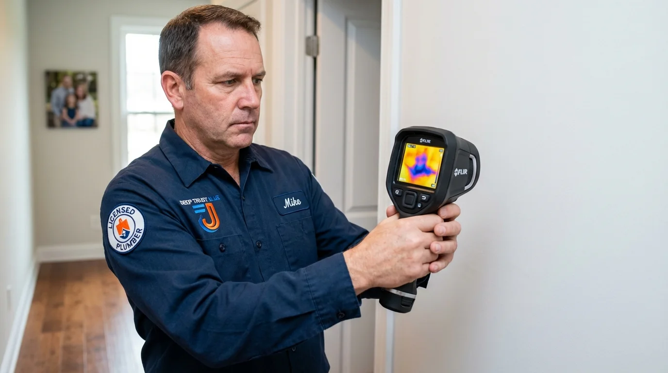 Thermal imaging leak detection by Johns Plumbing LLC in Gifford